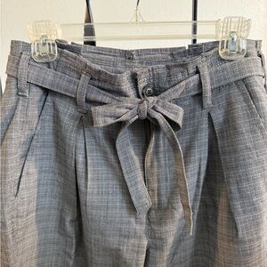 American Eagle Outfitters Black and White Plaid Pants